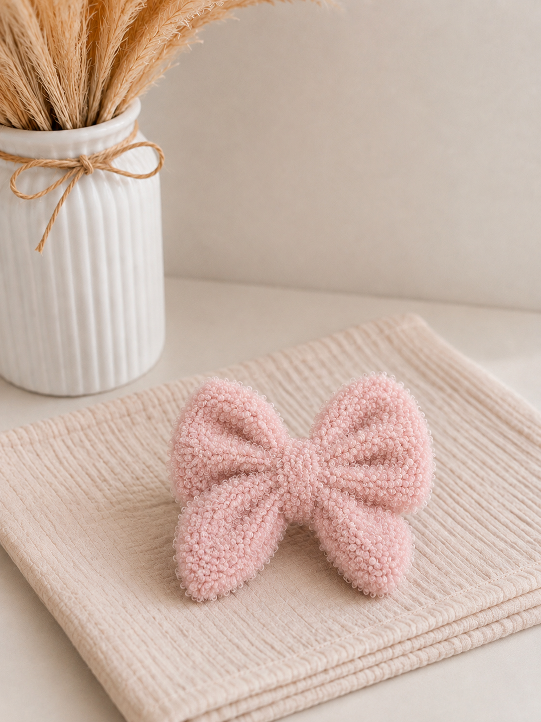 Schleife Teddy Baby Rosa