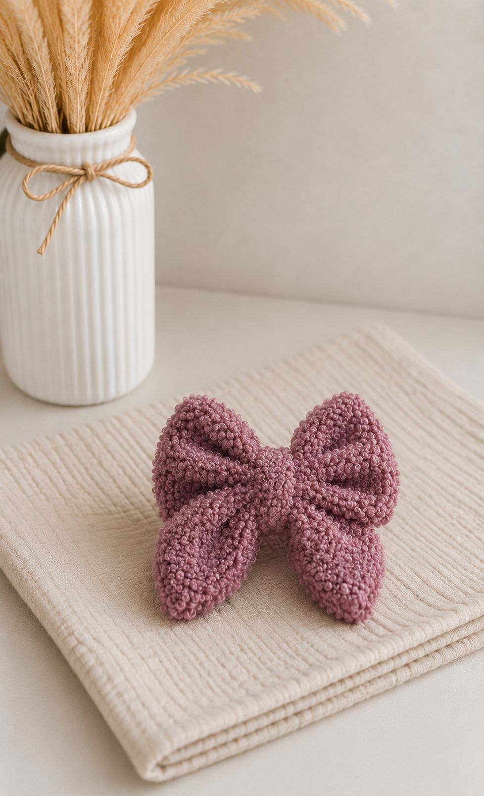 Schleife Teddy Rosa