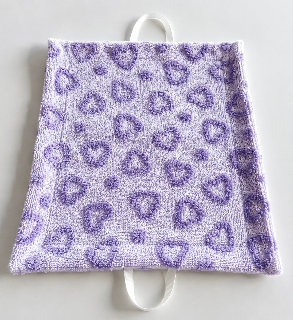 Outdoor Reisedecke Herzchen Lila 48x60cm