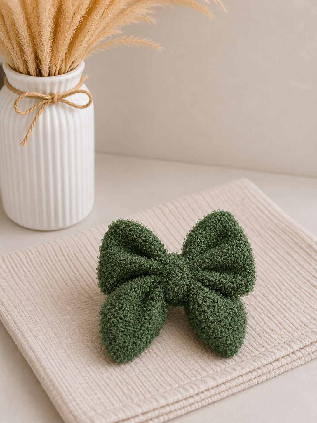 Schleife Teddy Dunkelgrün