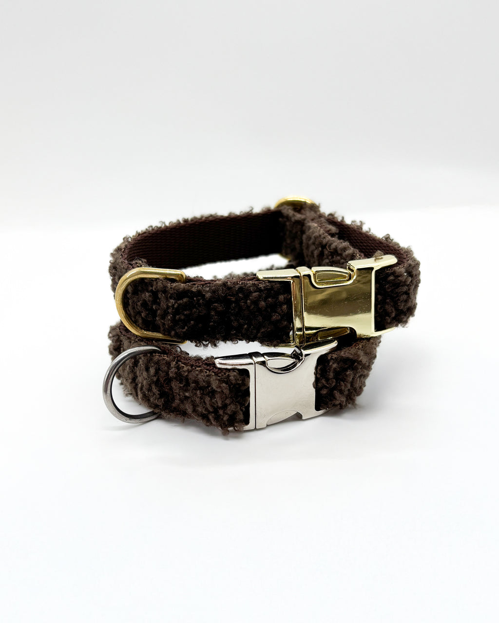 Teddy Halsband Dunkelbraun