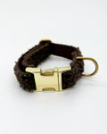 Teddy Halsband Dunkelbraun Sofortkauf