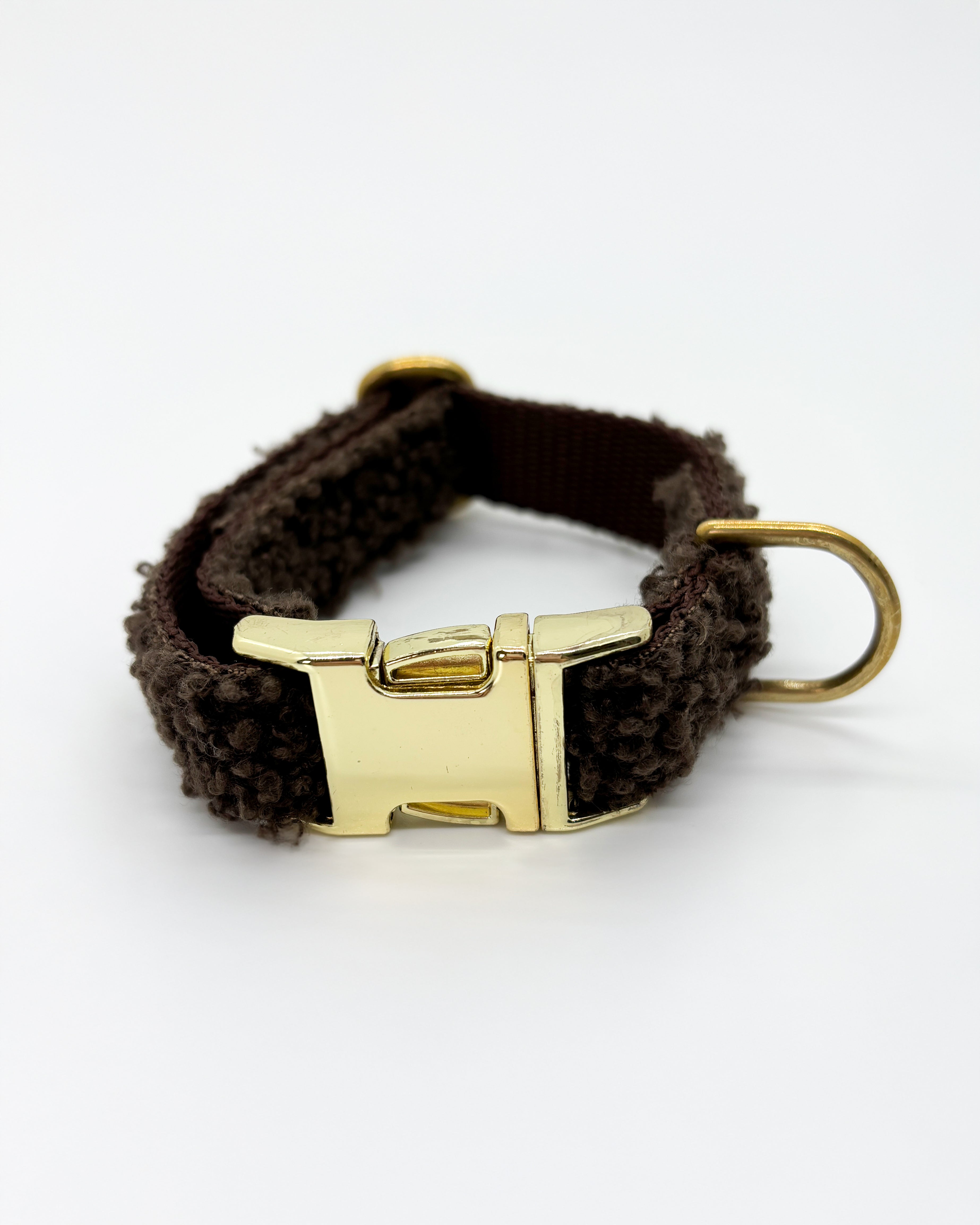 Teddy Halsband Dunkelbraun Sofortkauf