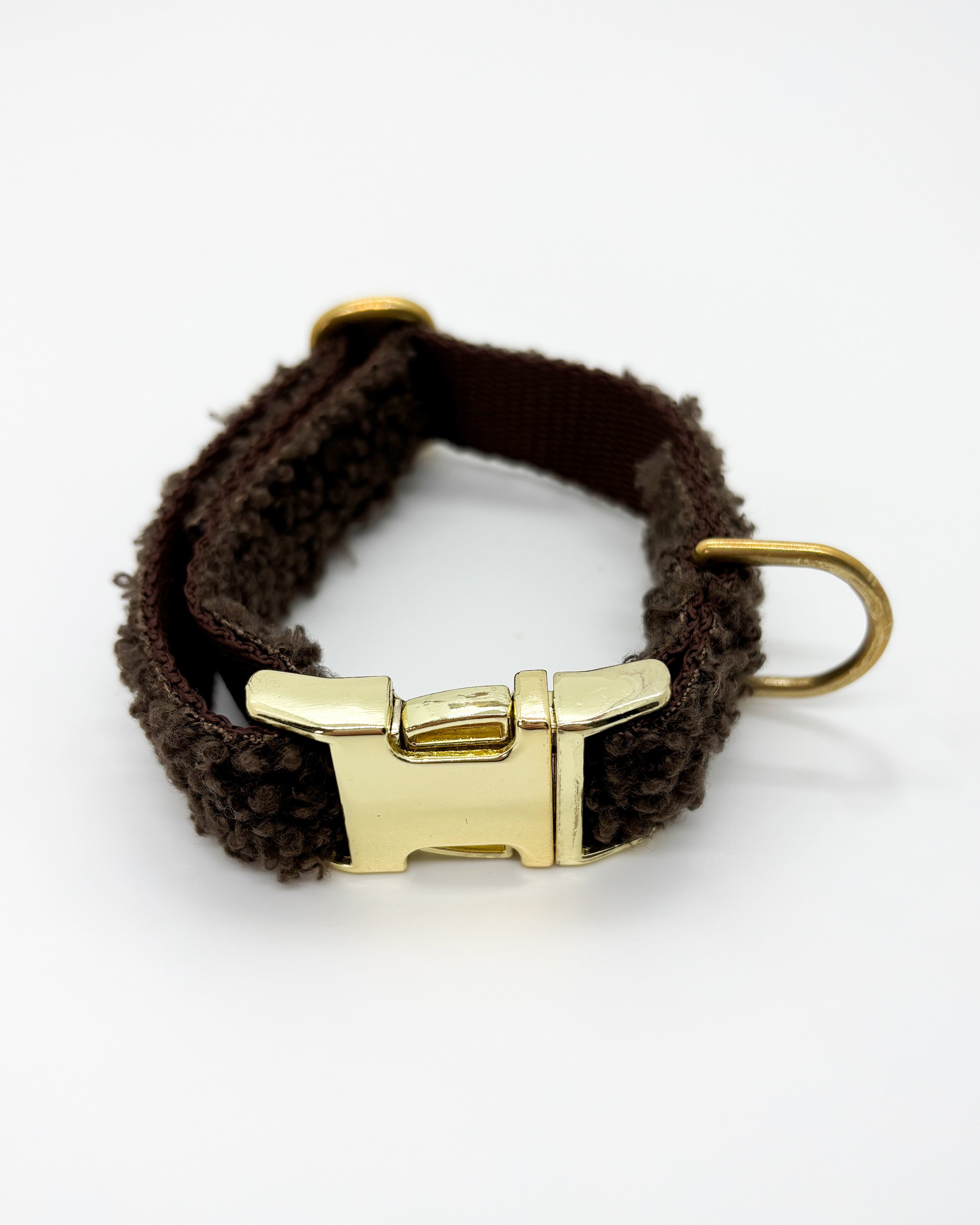 Teddy Halsband Dunkelbraun Sofortkauf