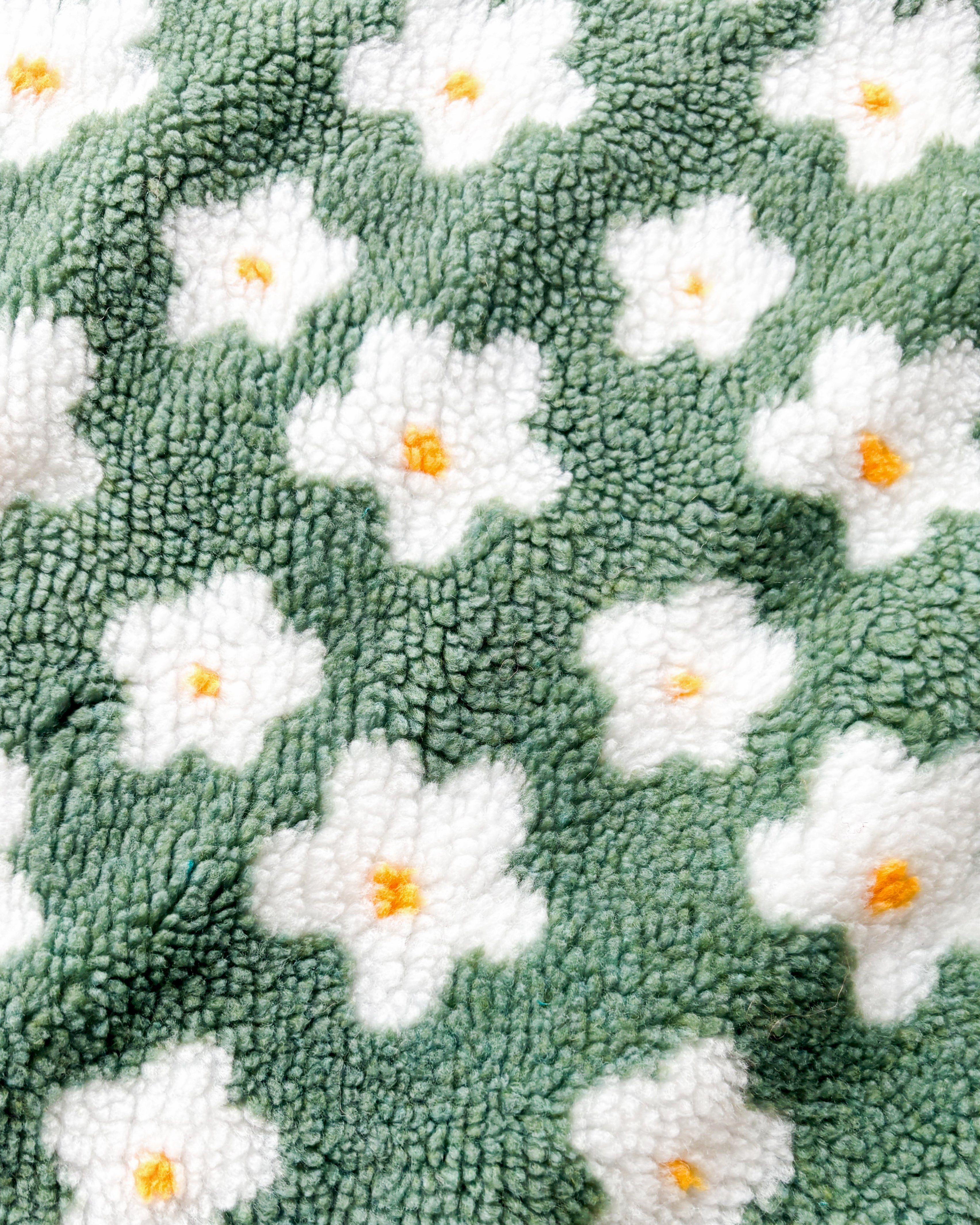 Kuschekdecke Daisy Grün 48x80cm