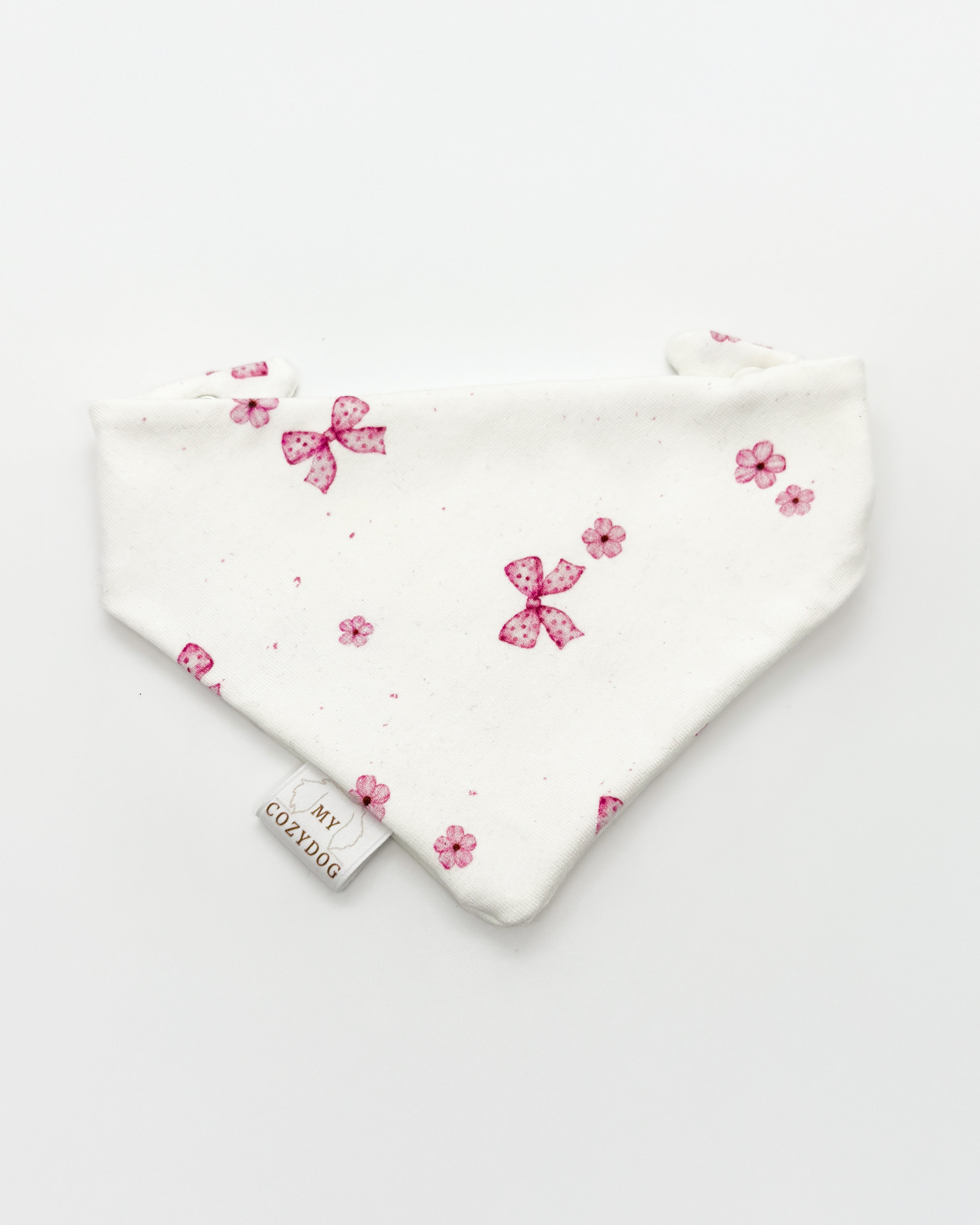 Stoff Halstuch-rosa Schleifen