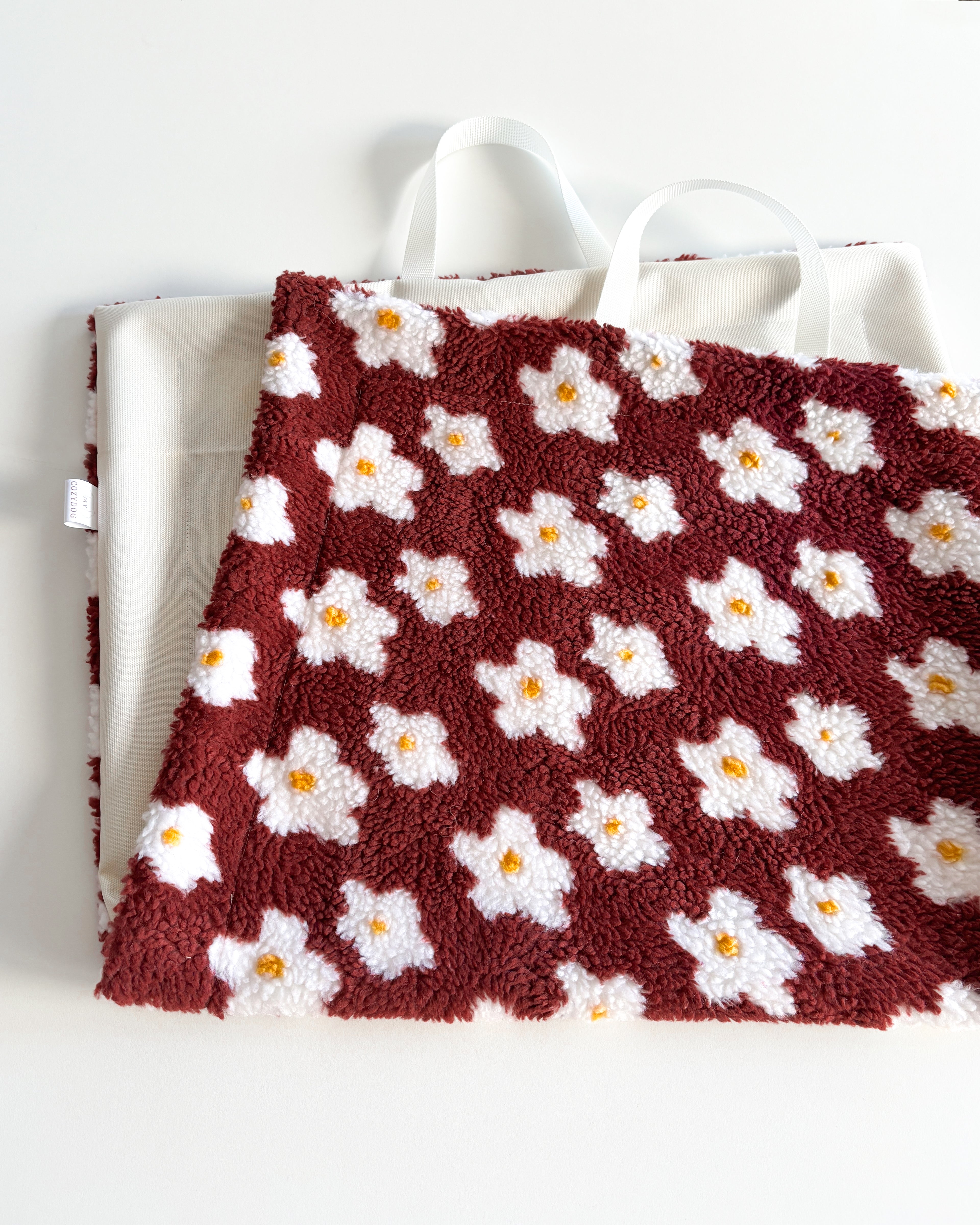 Outdoor Reisedecke Daisy Bordeaux 50x60cm