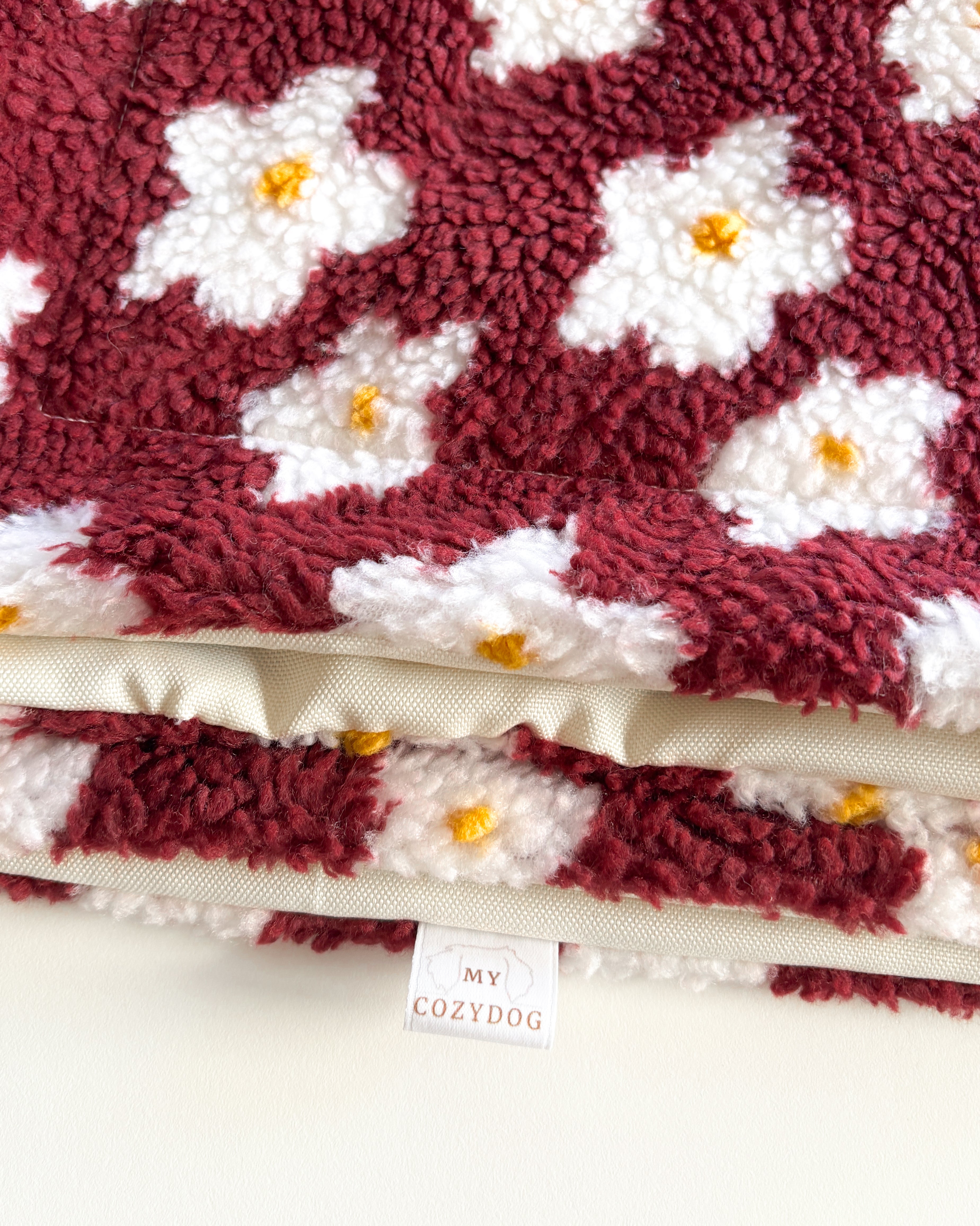 Outdoor Reisedecke Daisy Bordeaux 50x60cm