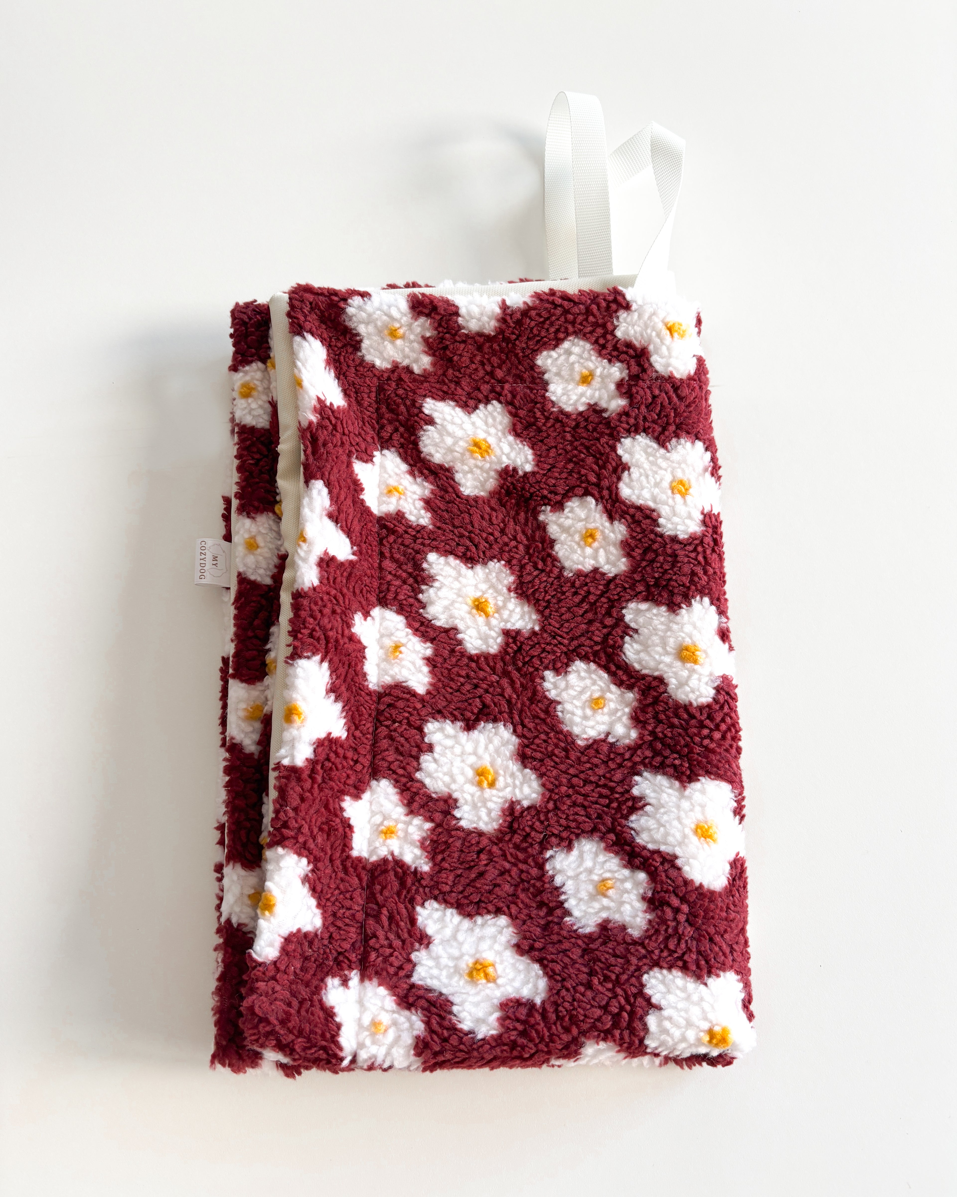 Outdoor Reisedecke Daisy Bordeaux 50x60cm