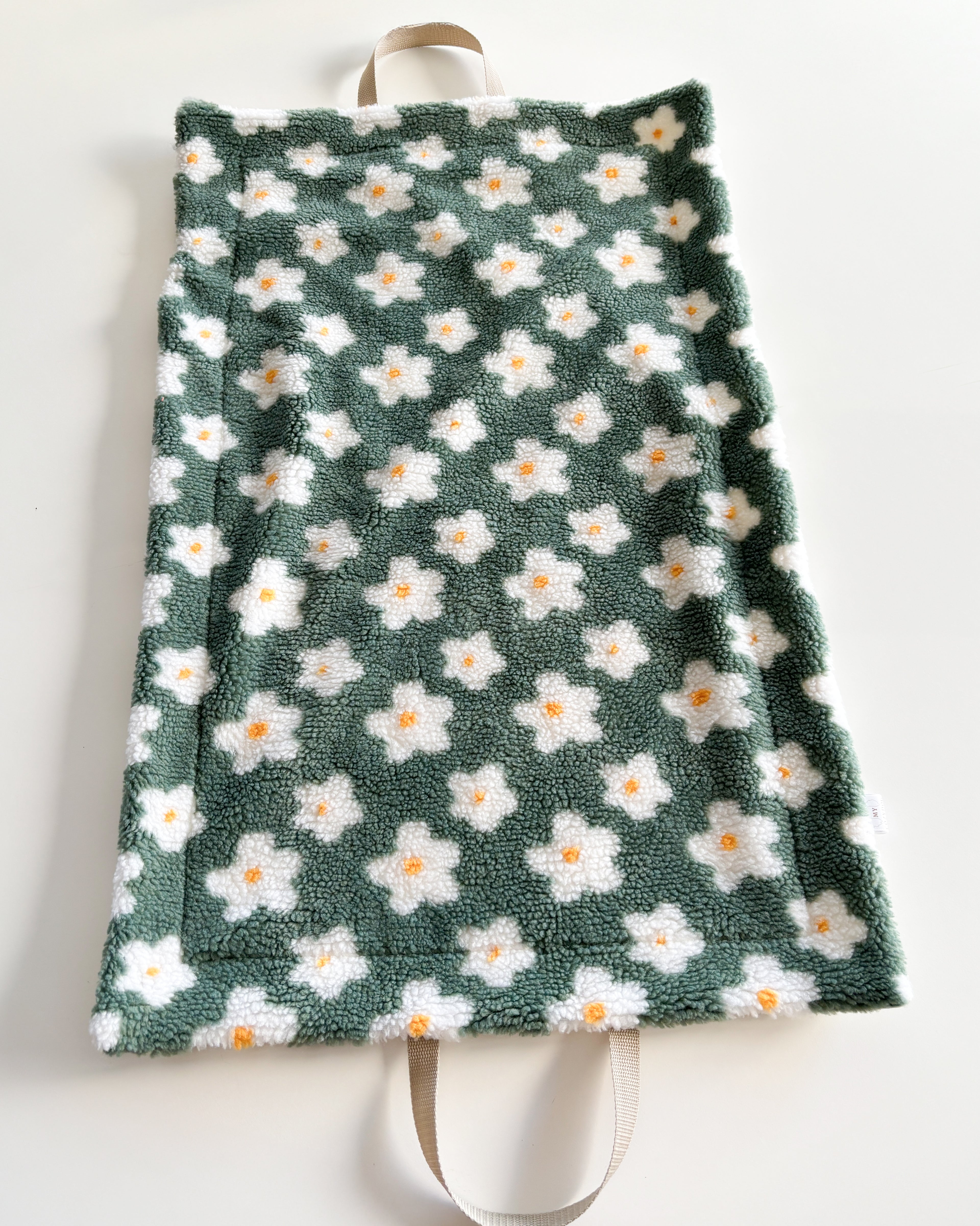Outdoor Reisedecke Daisy Grün 50x80cm