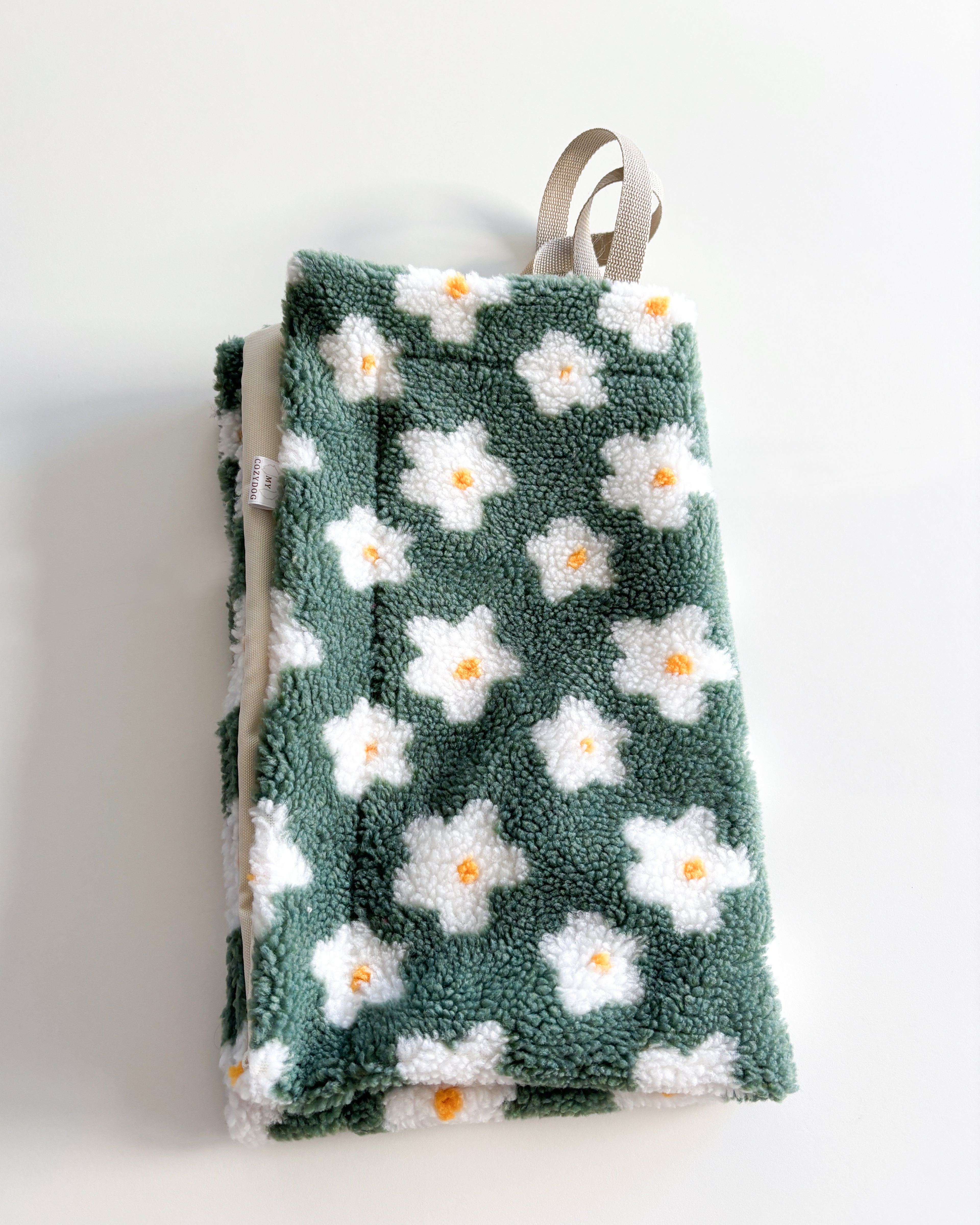 Outdoor Reisedecke Daisy Grün 50x80cm
