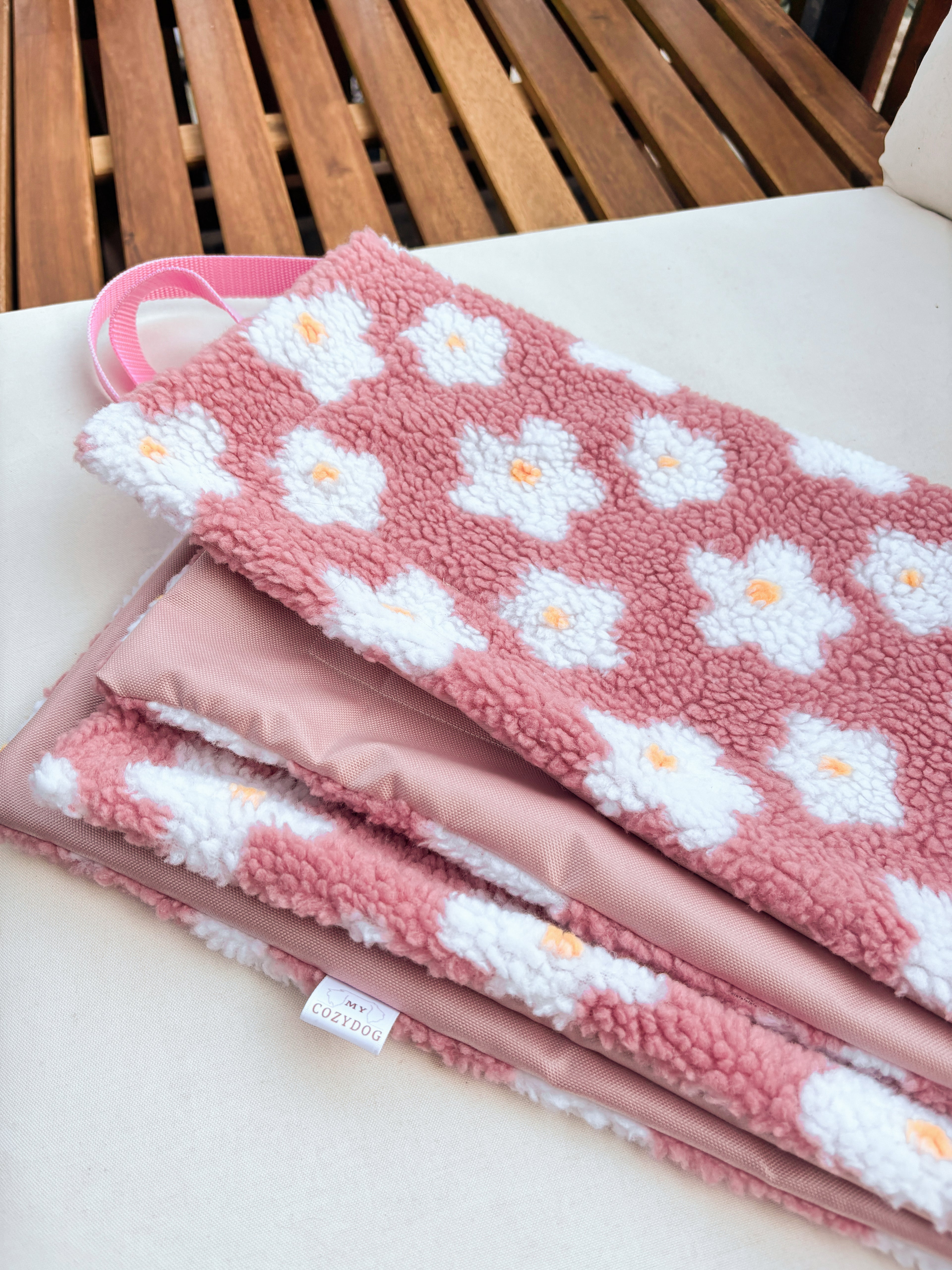 Outdoor Reisedecke Daisy Rosa 50x60cm