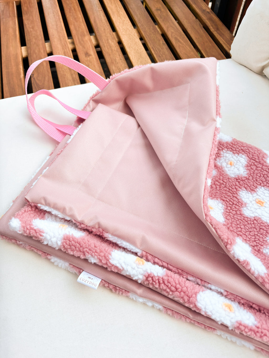 Outdoor Reisedecke Daisy Rosa 50x60cm