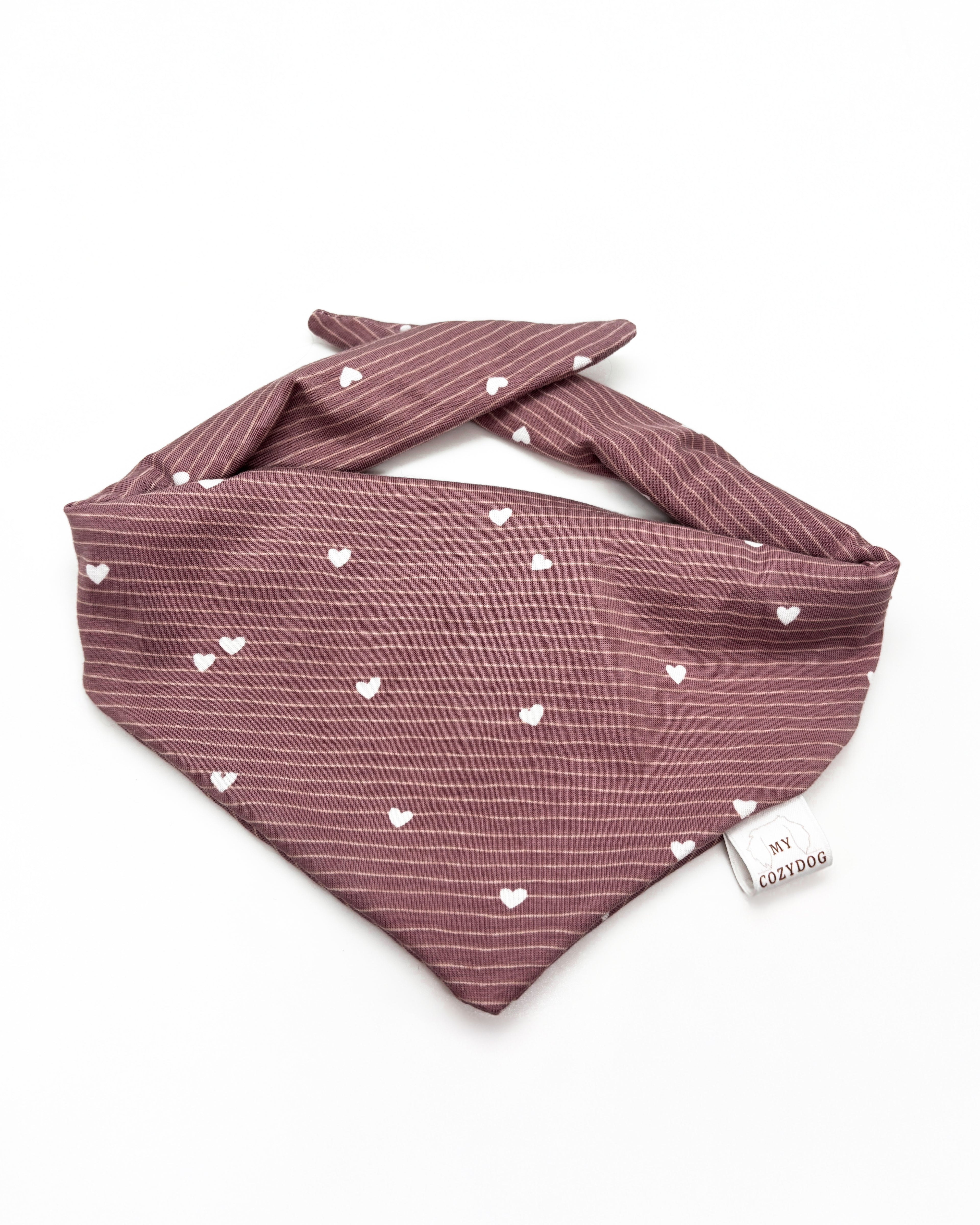Stoff Halstuch-Herzchen