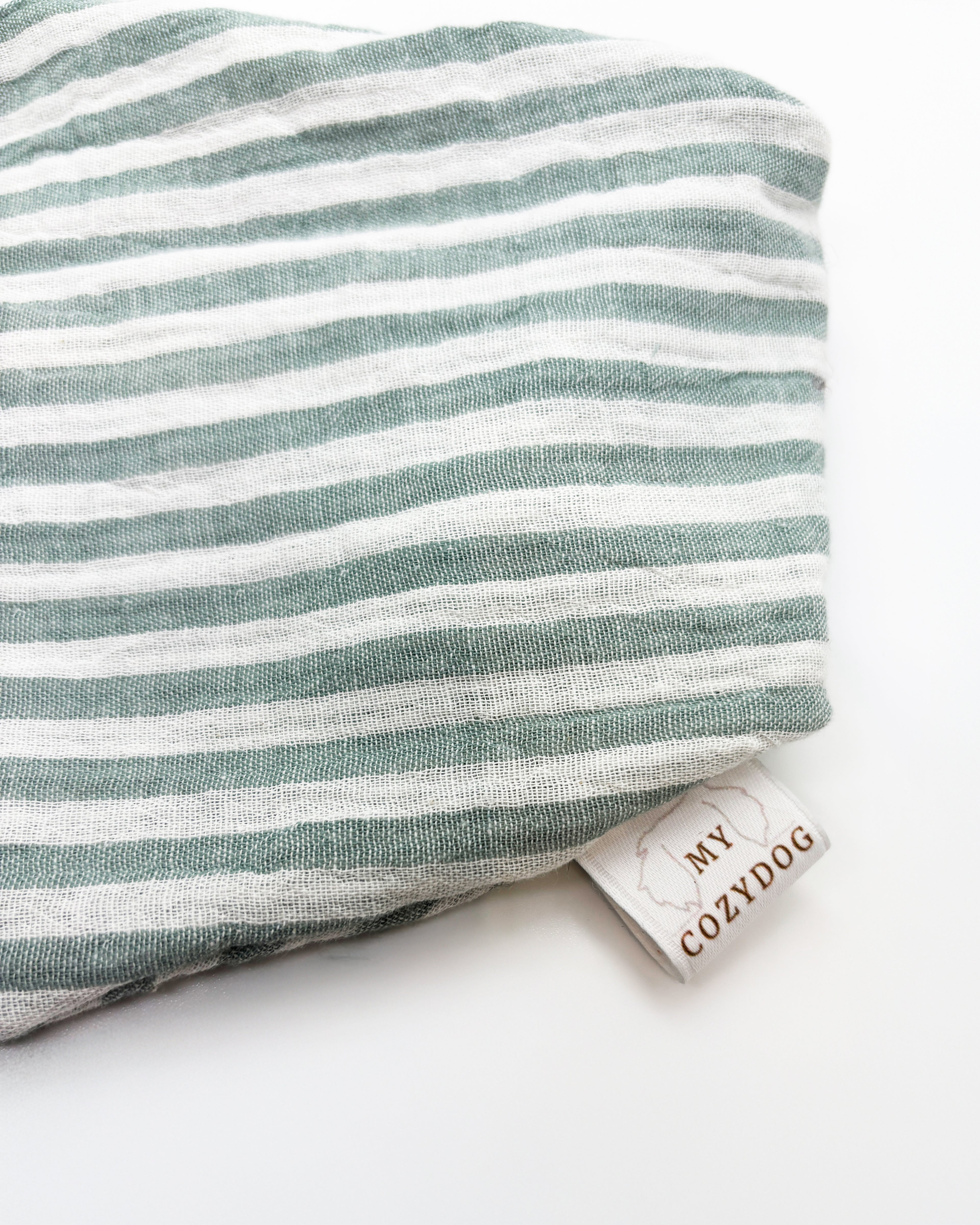 Stoff Halstuch-Streifen Blau