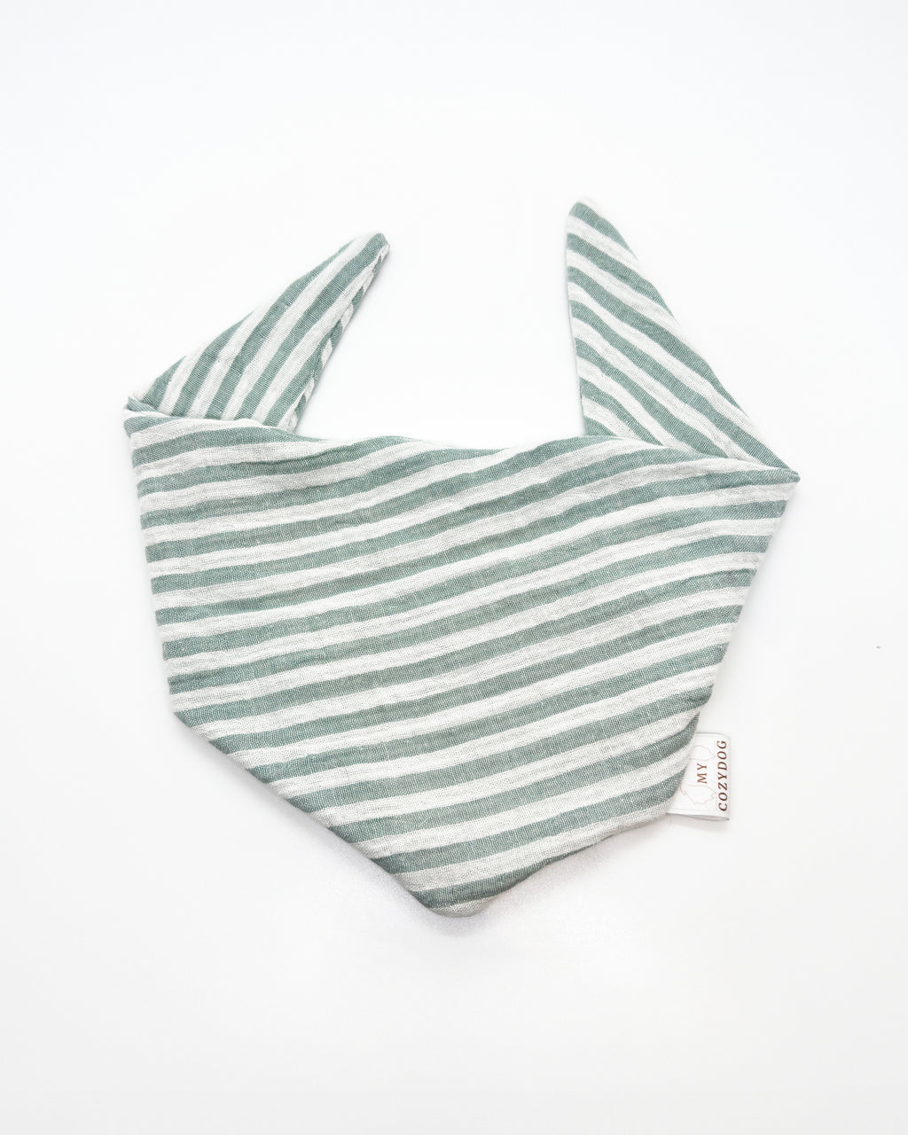 Stoff Halstuch-Streifen Blau