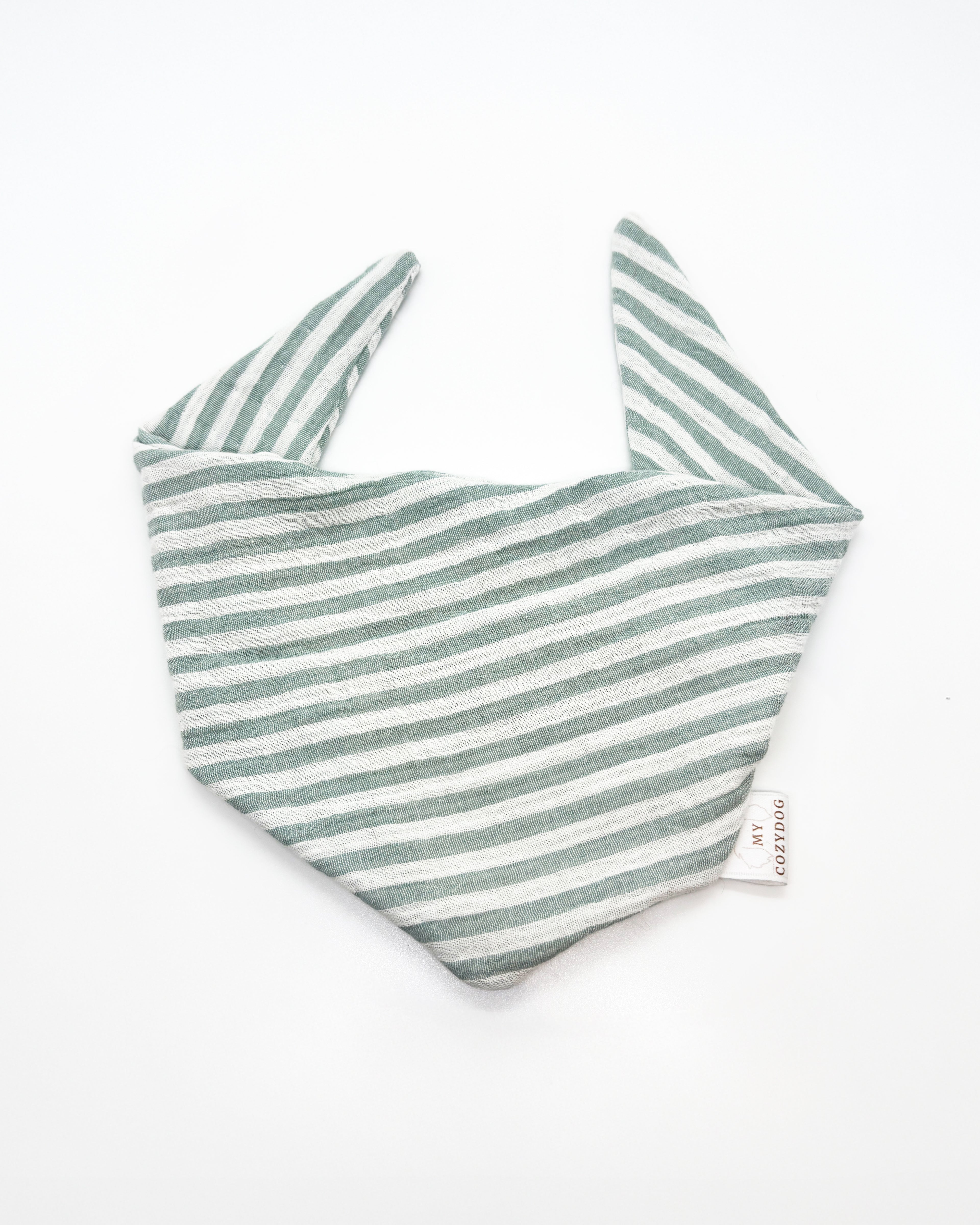 Stoff Halstuch-Streifen Blau