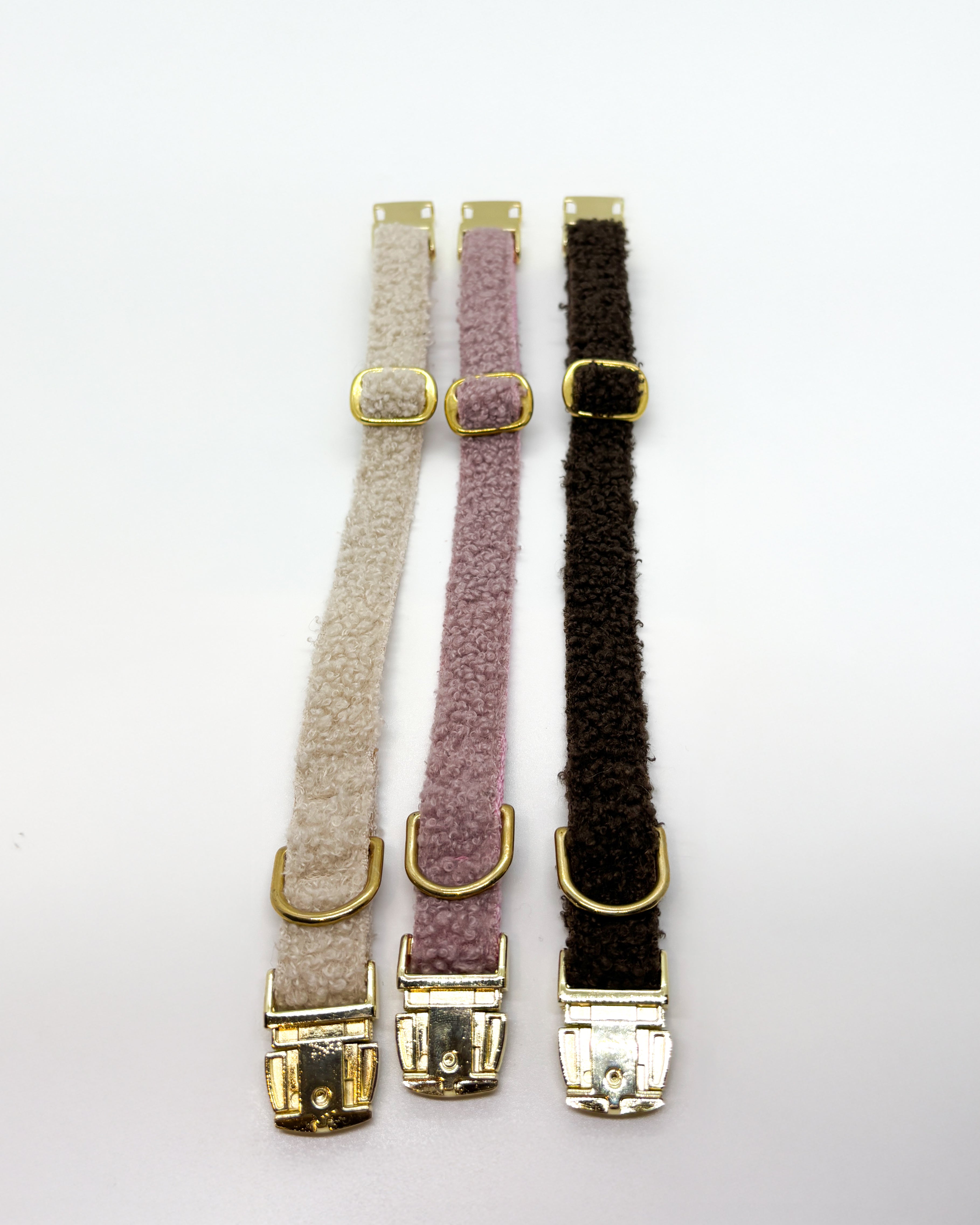 Teddy Halsband Dunkelbraun