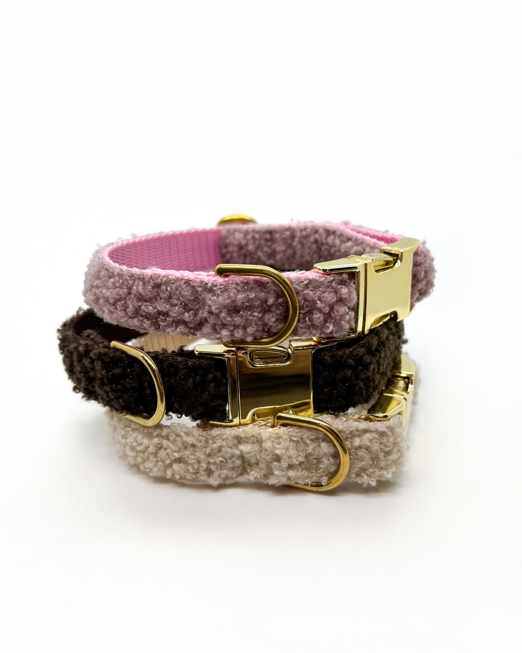 Teddy Halsband Dunkelbraun