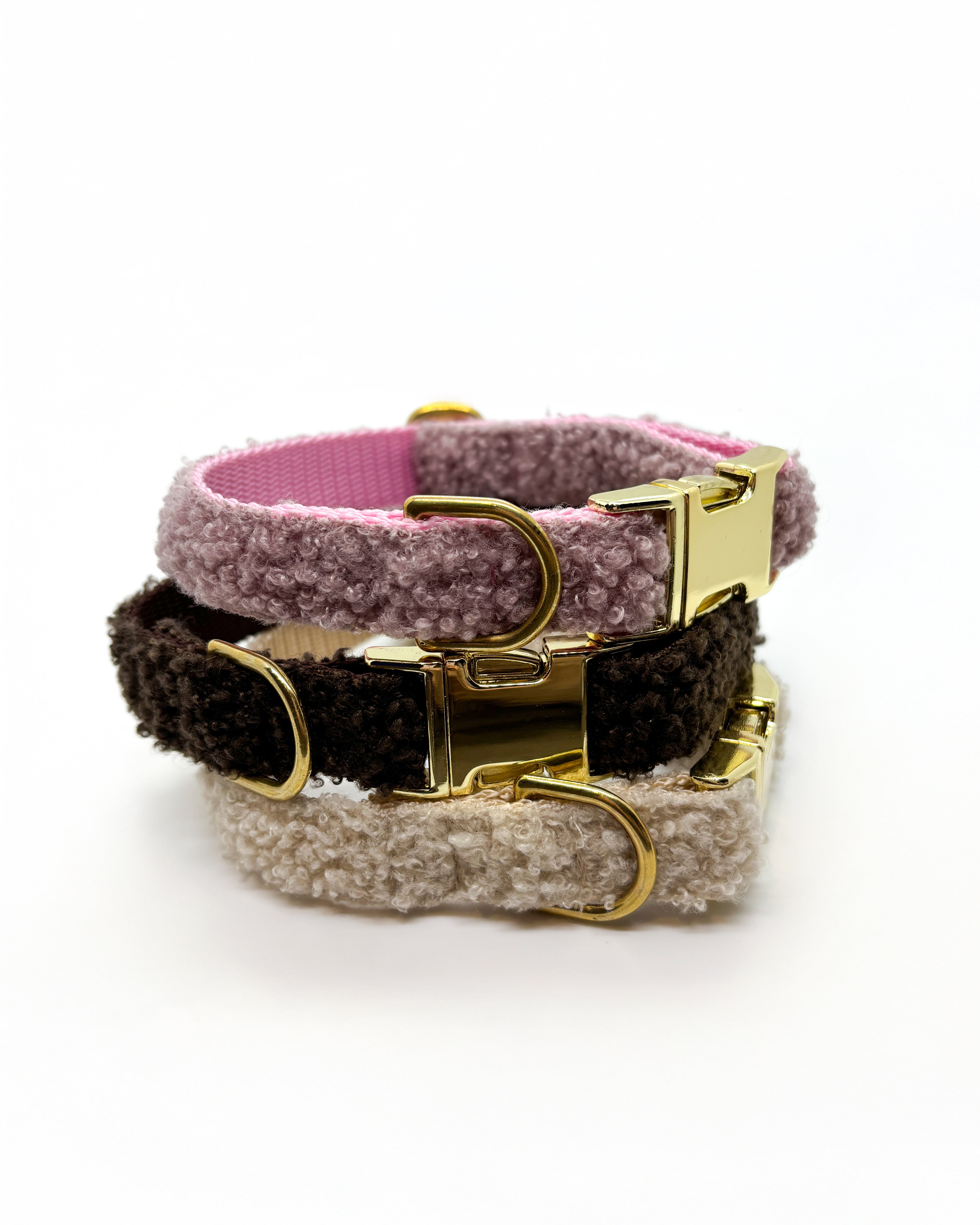 Teddy Halsband Dunkelbraun