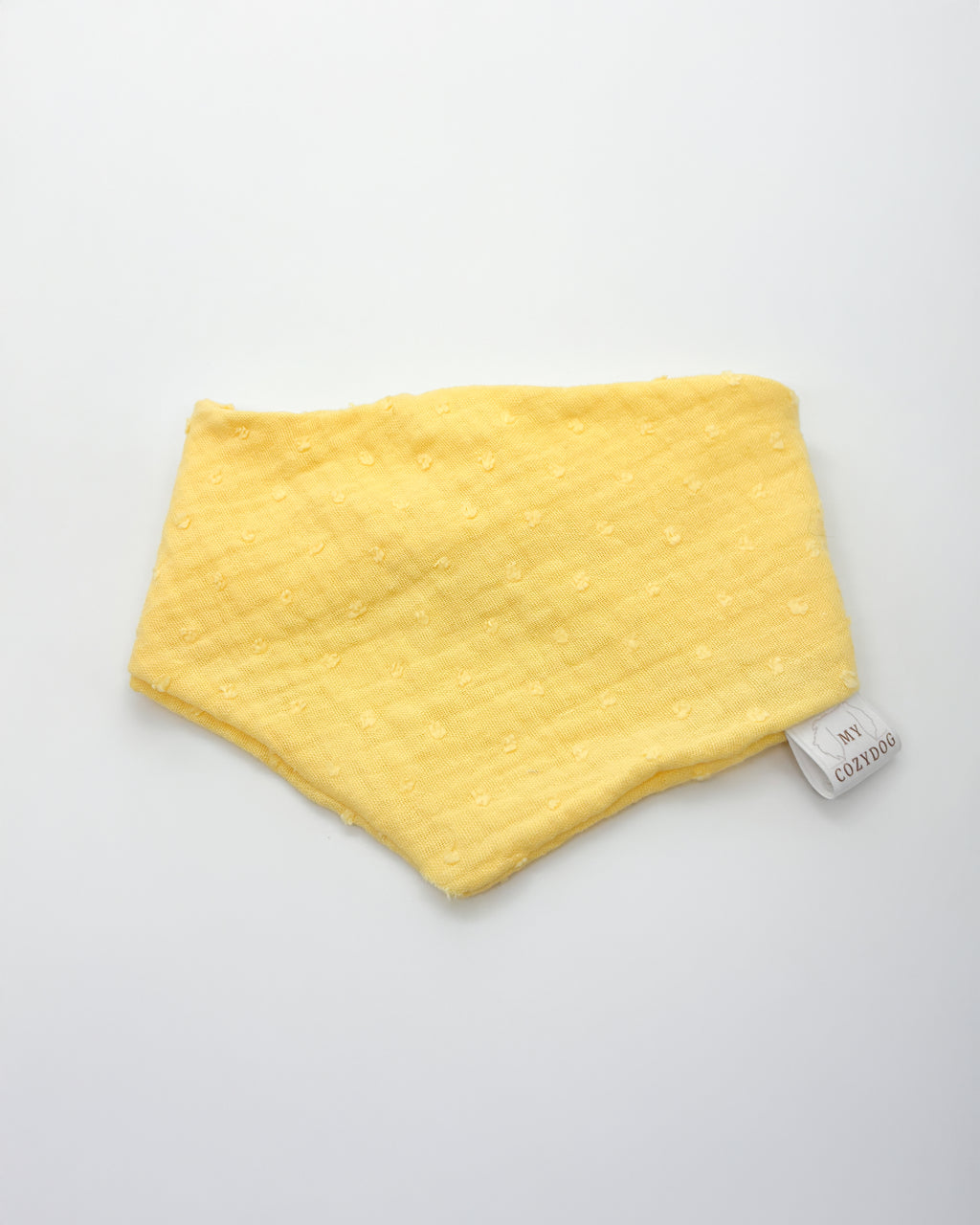 Stoff Halstuch-Pastell Gelb