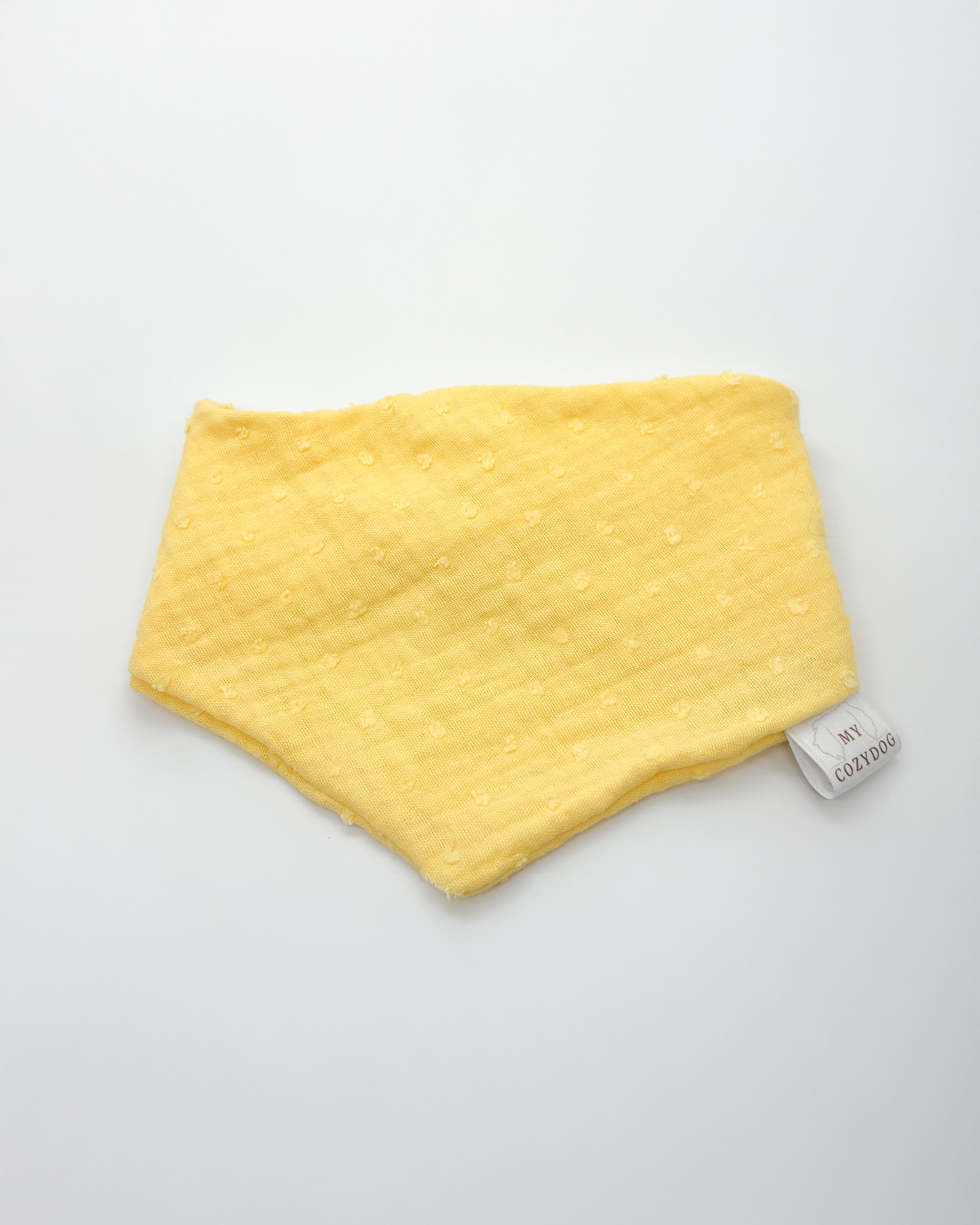 Stoff Halstuch-Pastell Gelb