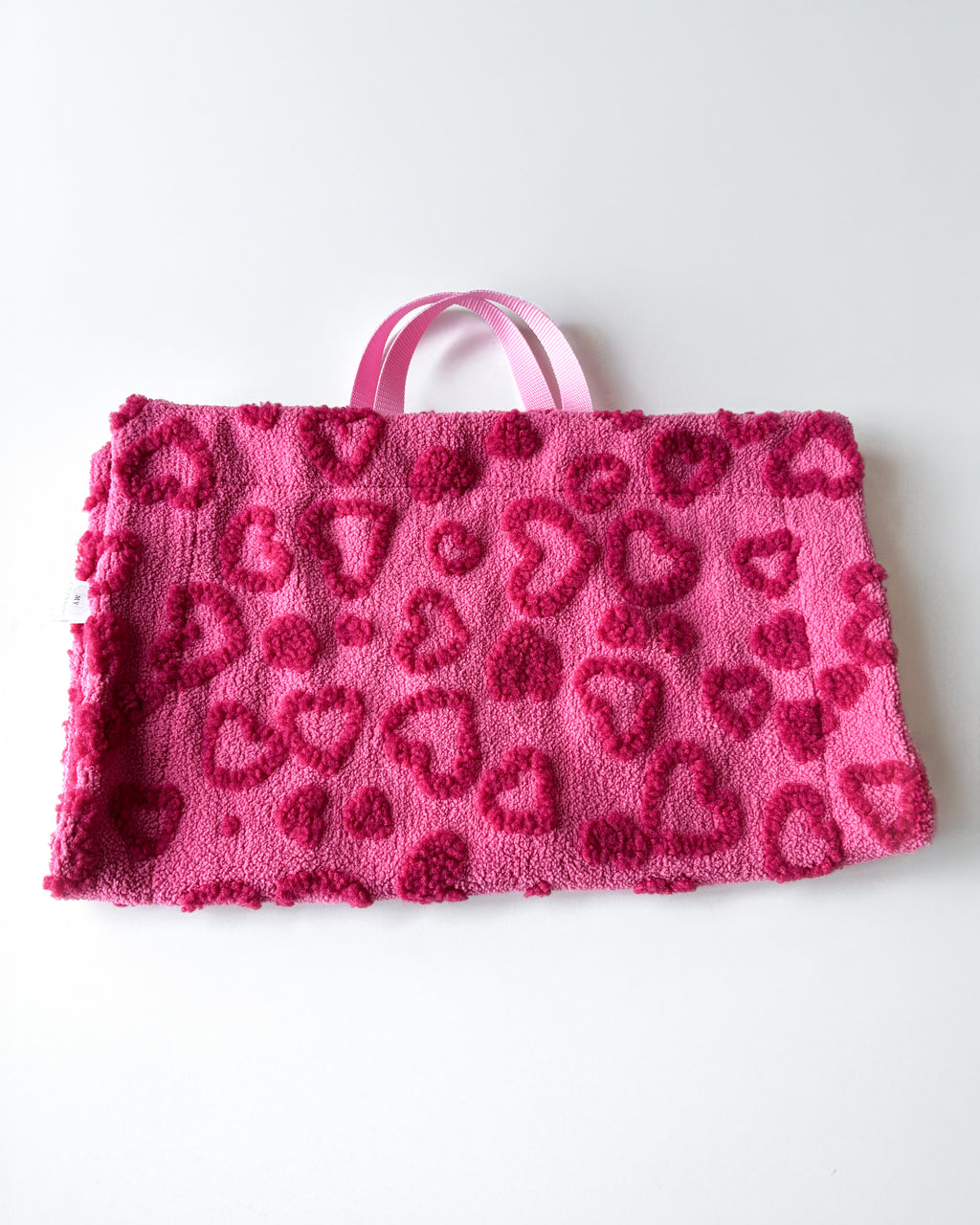Outdoor Reisedecke Herzchen Rosa 45x80cm