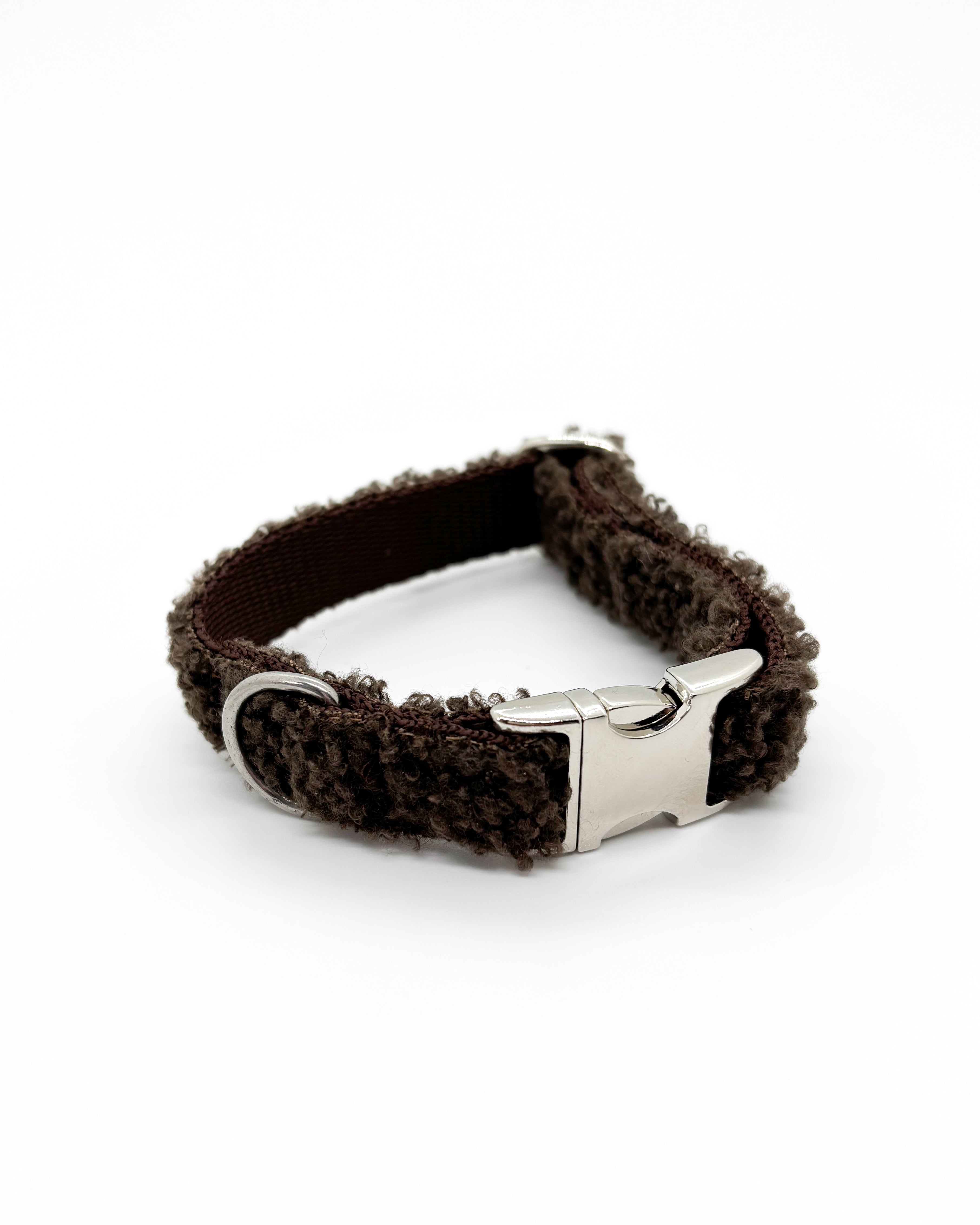 Teddy Halsband Dunkelbraun